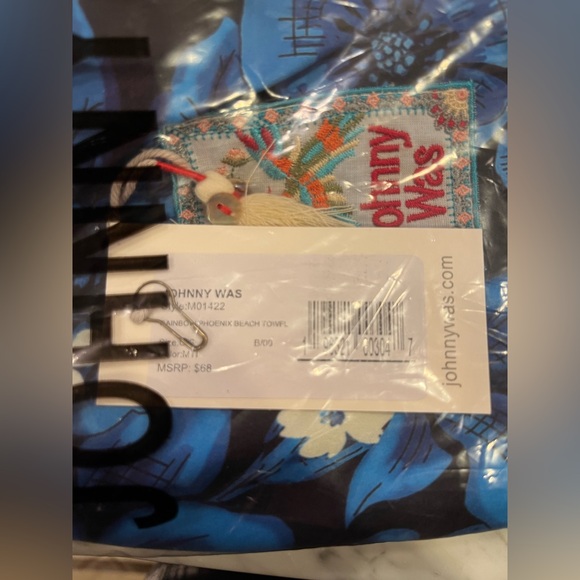 Johnny was Rainbow phoenix beach towel. - Picture 7 of 7